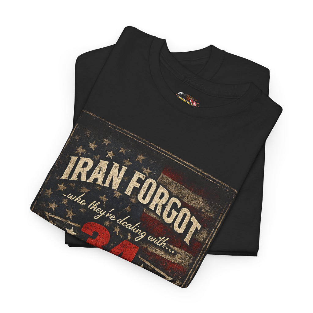 34 Felonies Strong Graphic Tee — Vintage Americana Felon Humor T-Shirt