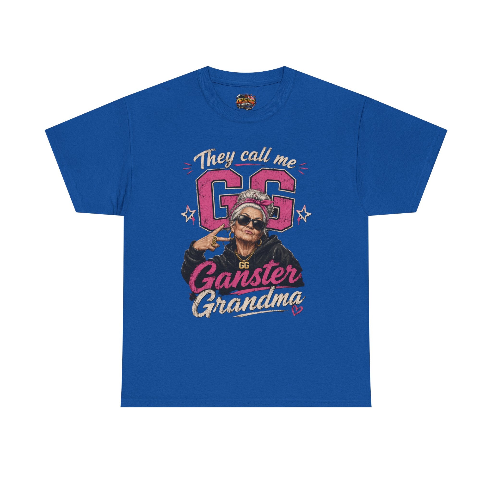 Gangster Grandma Tee — "They Call Me G.G." Funny Grandma Graphic T-Shirt