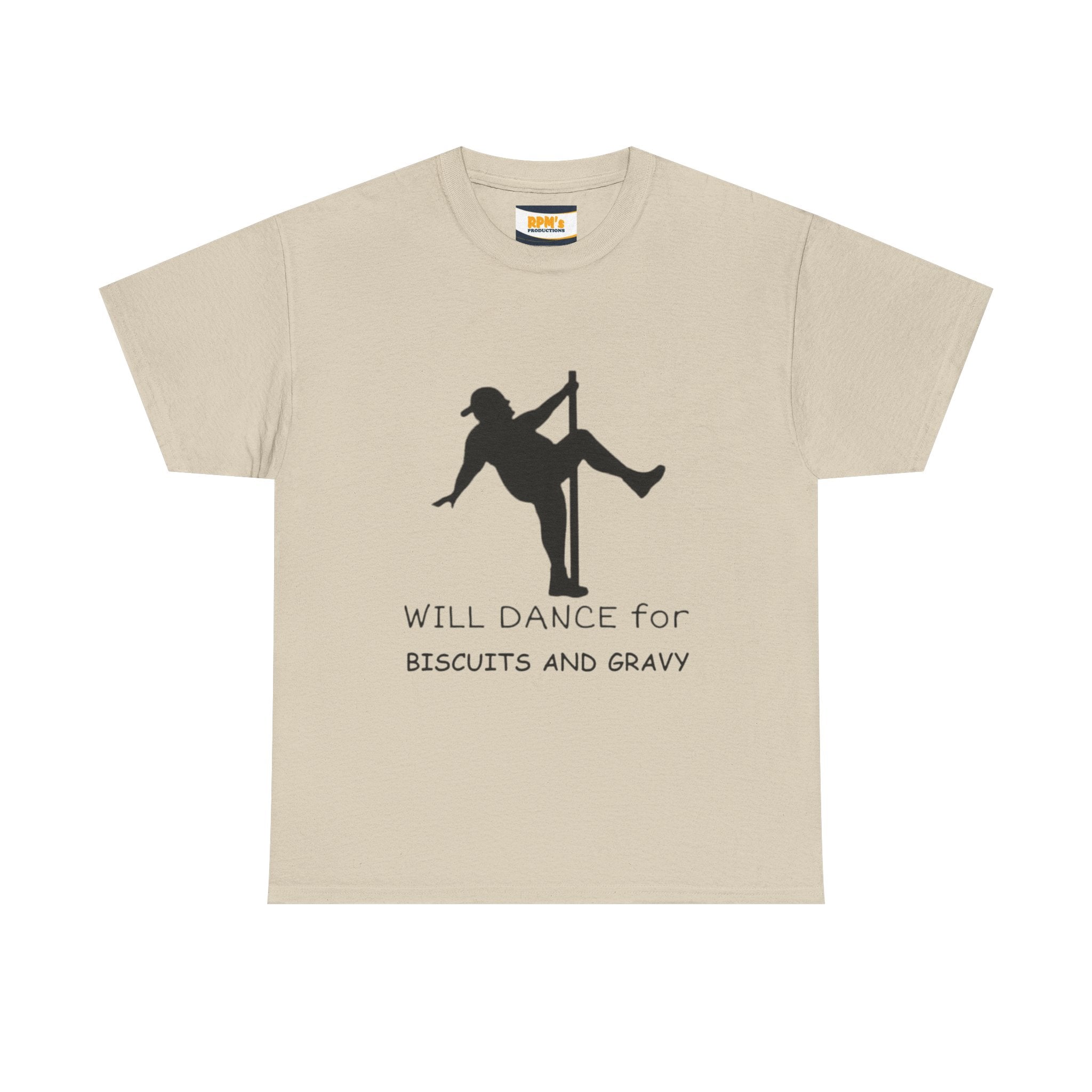 Whimsical Dance Tee - Unisex Heavy Cotton Tee, Great for Festivals, Gifts, Dance Events, Casual Wear, or Food Lovers