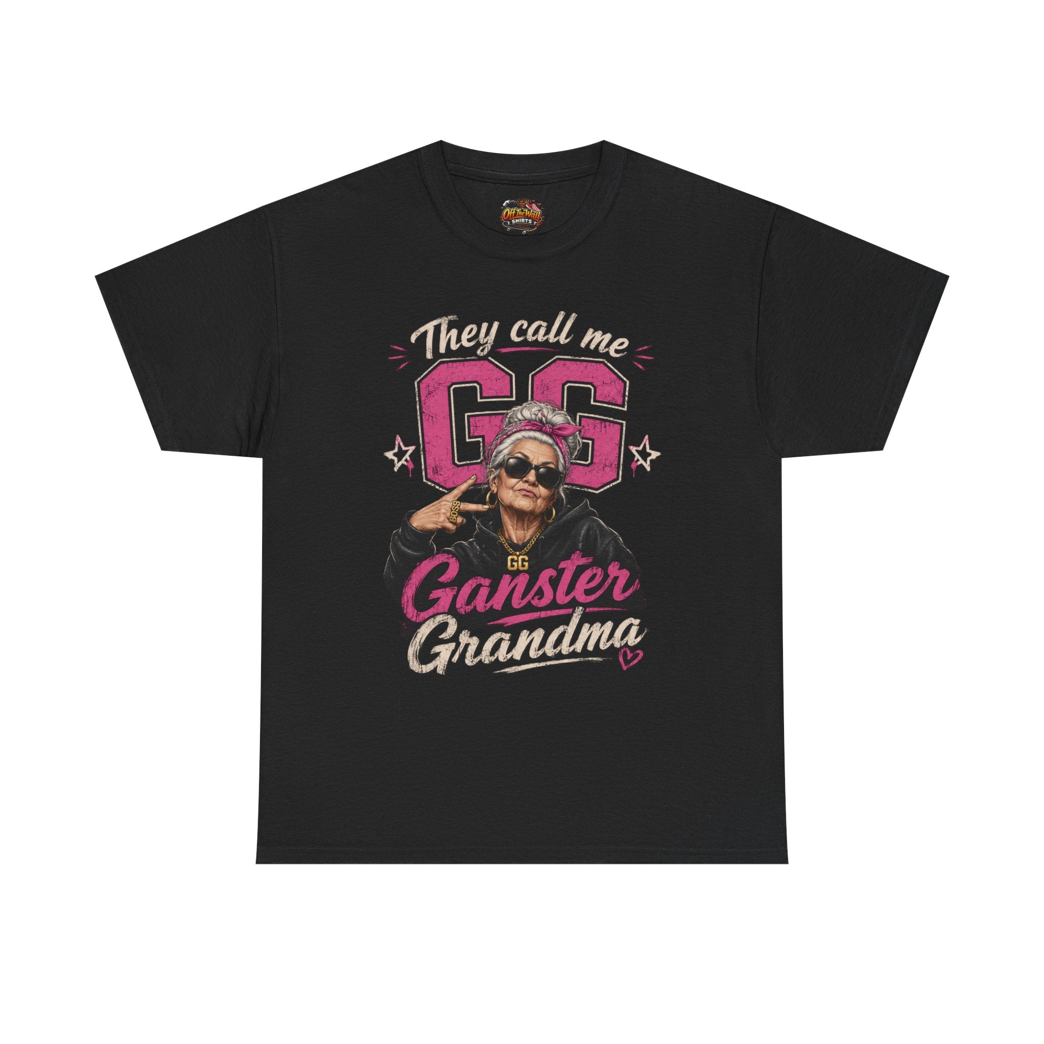 Gangster Grandma Tee — "They Call Me G.G." Funny Grandma Graphic T-Shirt
