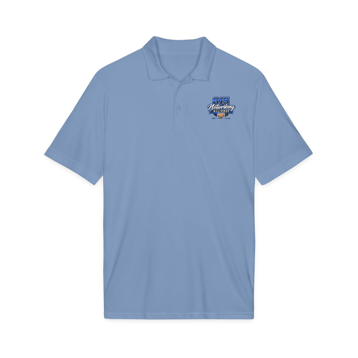 Emmett Wildcats Football Polo — White Performance Sport Shirt