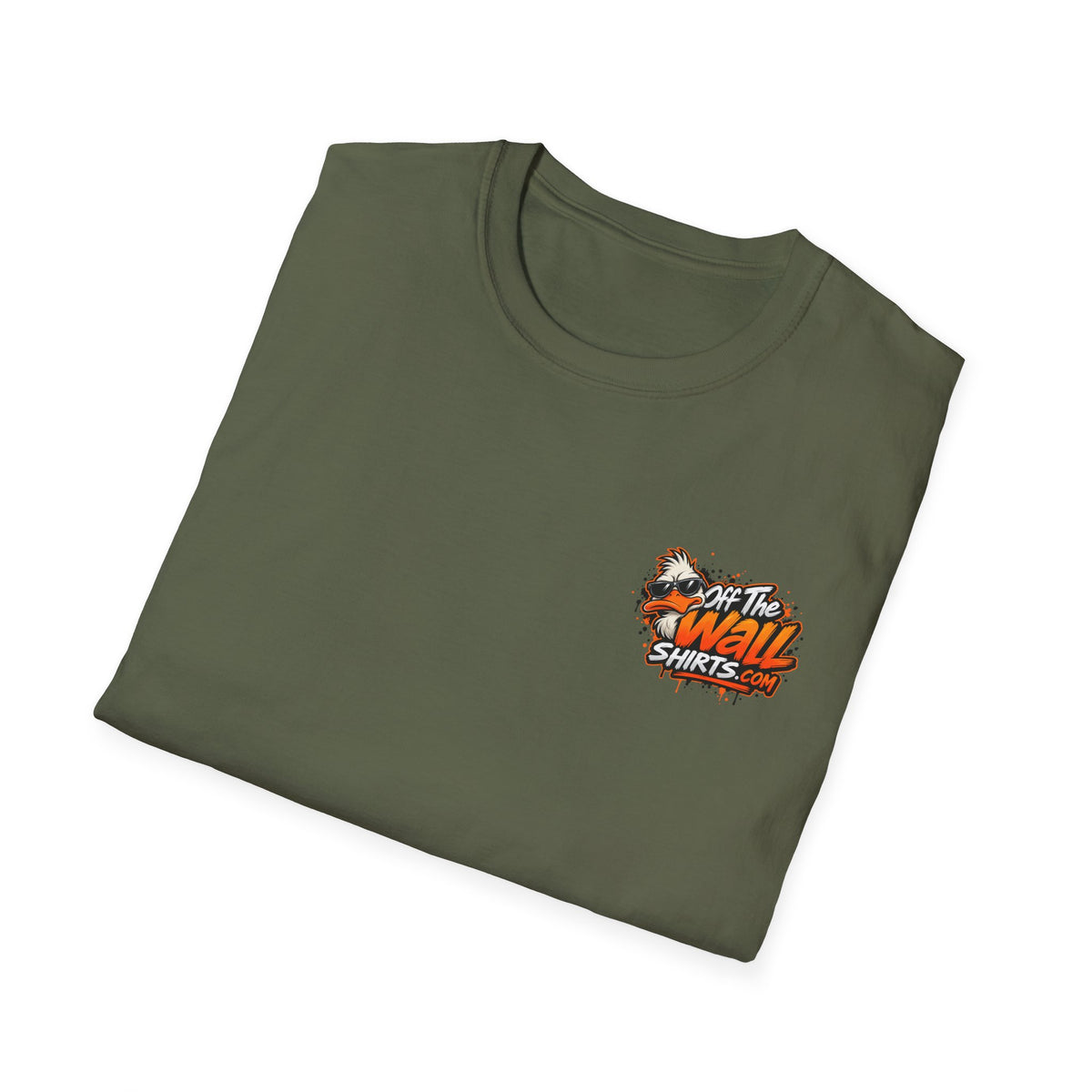 Offended Duck T-Shirt — "I'm Always Forced To Do Shit" Funny Sarcastic Graphic Tee