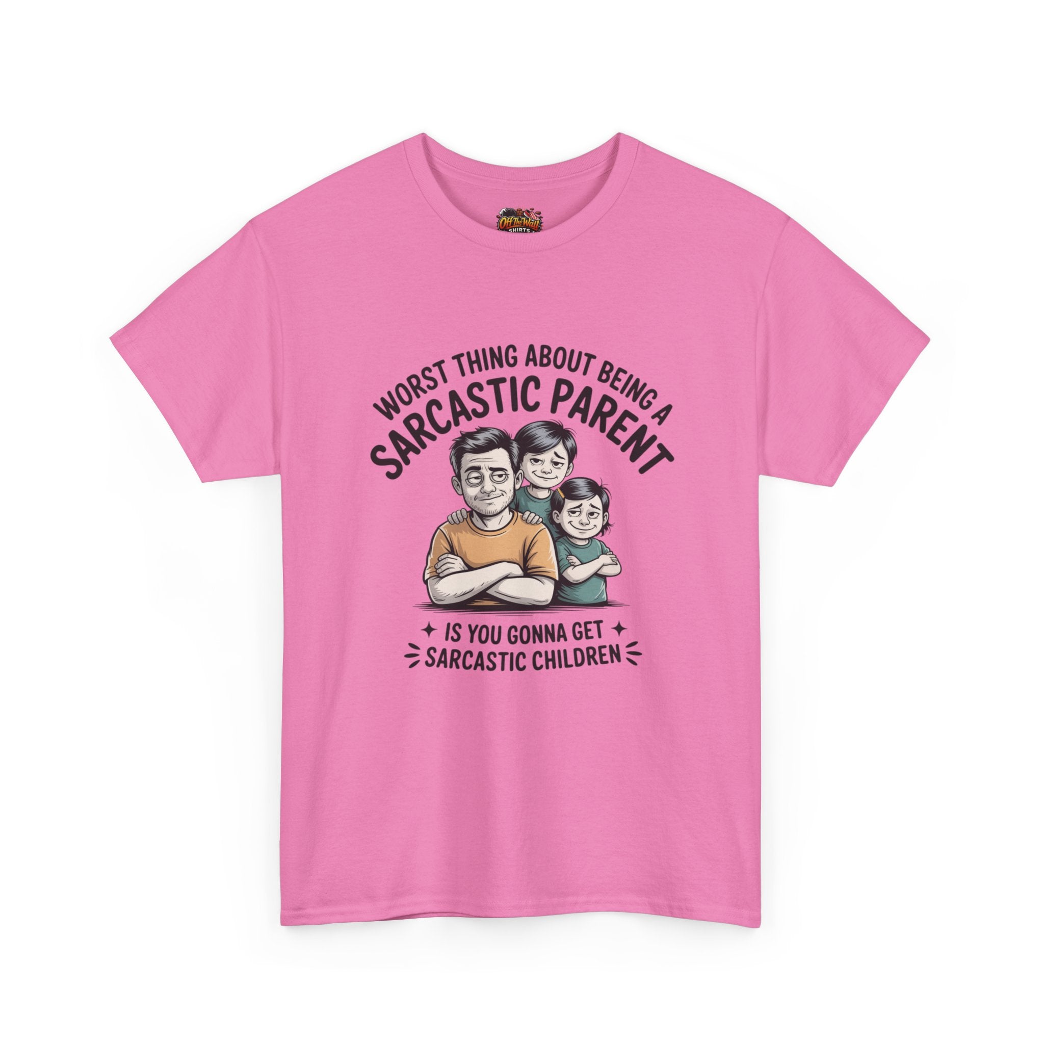 Sarcastic Parent Tee - Funny Unisex Heavy Cotton T-Shirt, Gift for Dad, Mom Humor Shirt, Family Fun Apparel, Casual Wear, Parenting Gift