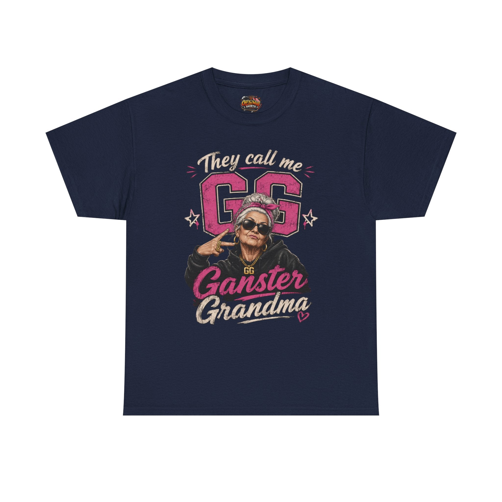 Gangster Grandma Tee — "They Call Me G.G." Funny Grandma Graphic T-Shirt