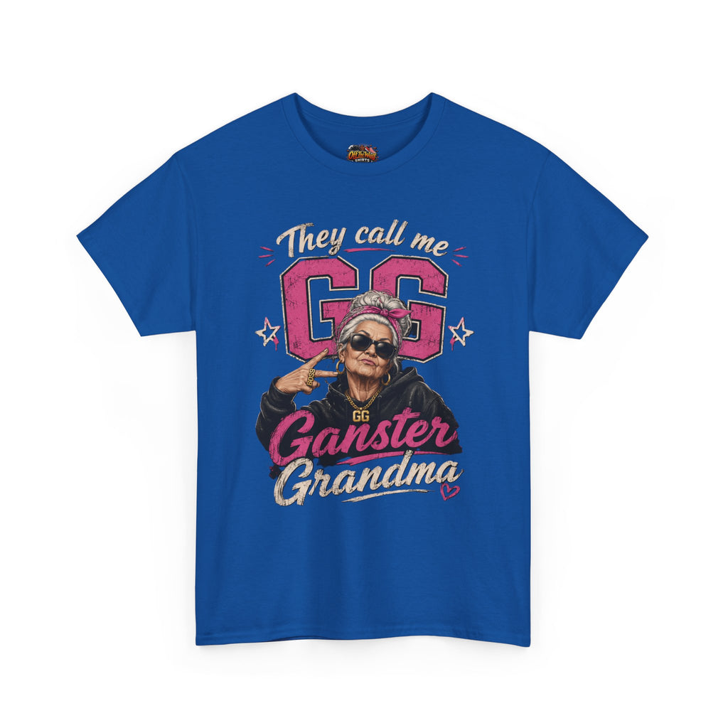 Gangster Grandma Tee — "They Call Me G.G." Funny Grandma Graphic T-Shirt