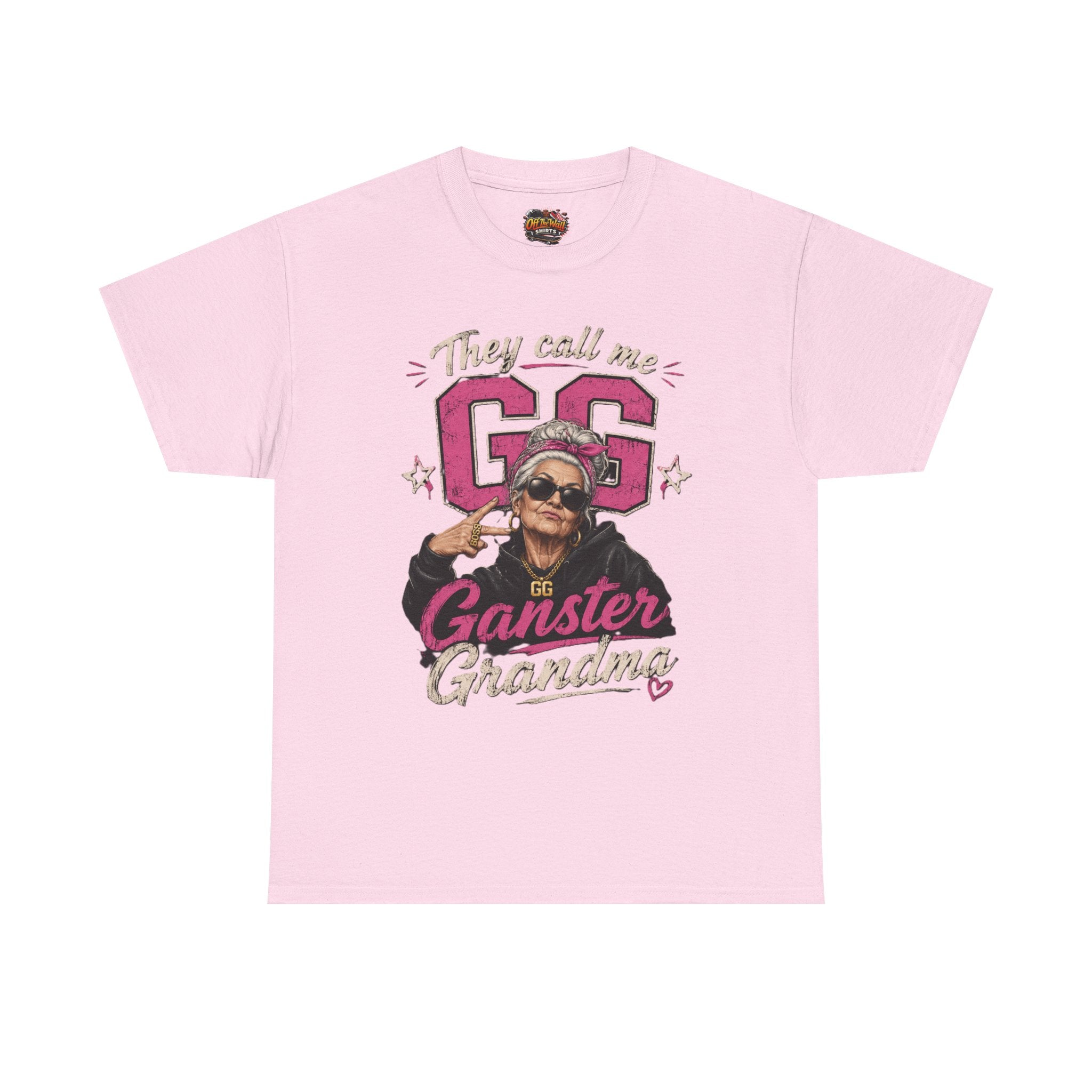 Gangster Grandma Tee — "They Call Me G.G." Funny Grandma Graphic T-Shirt