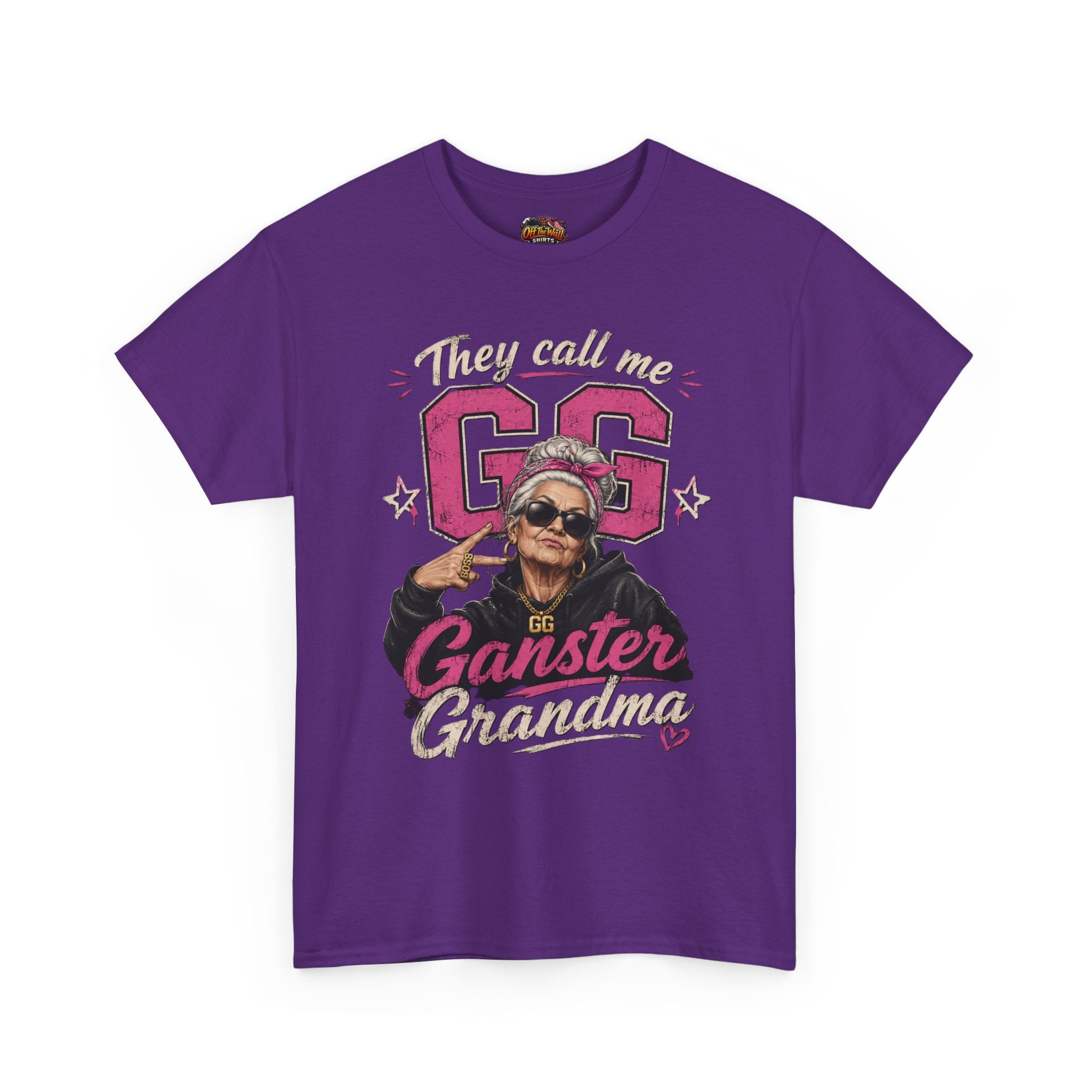 Gangster Grandma Tee — "They Call Me G.G." Funny Grandma Graphic T-Shirt
