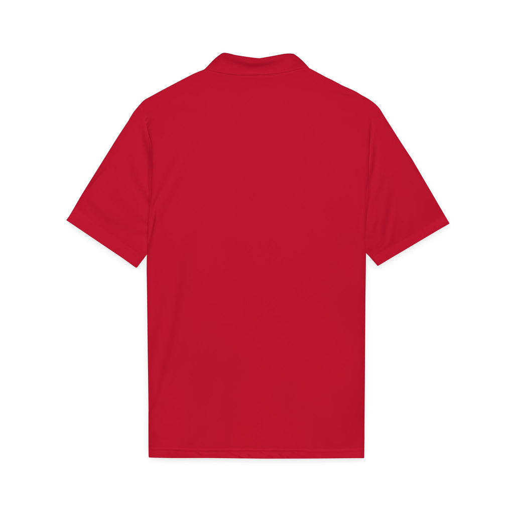 Emmett Wildcats Football Polo — White Performance Sport Shirt