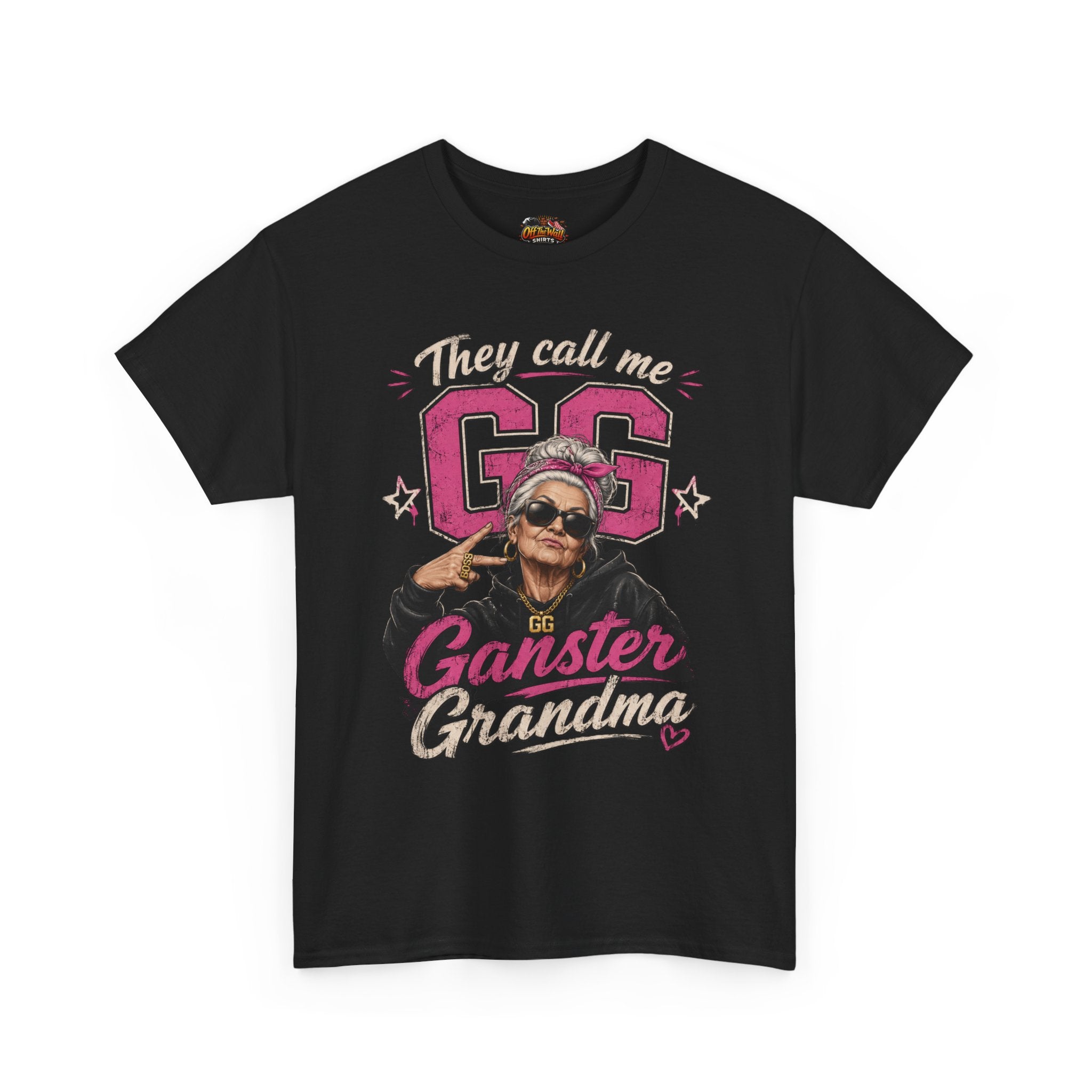 Gangster Grandma Tee — "They Call Me G.G." Funny Grandma Graphic T-Shirt