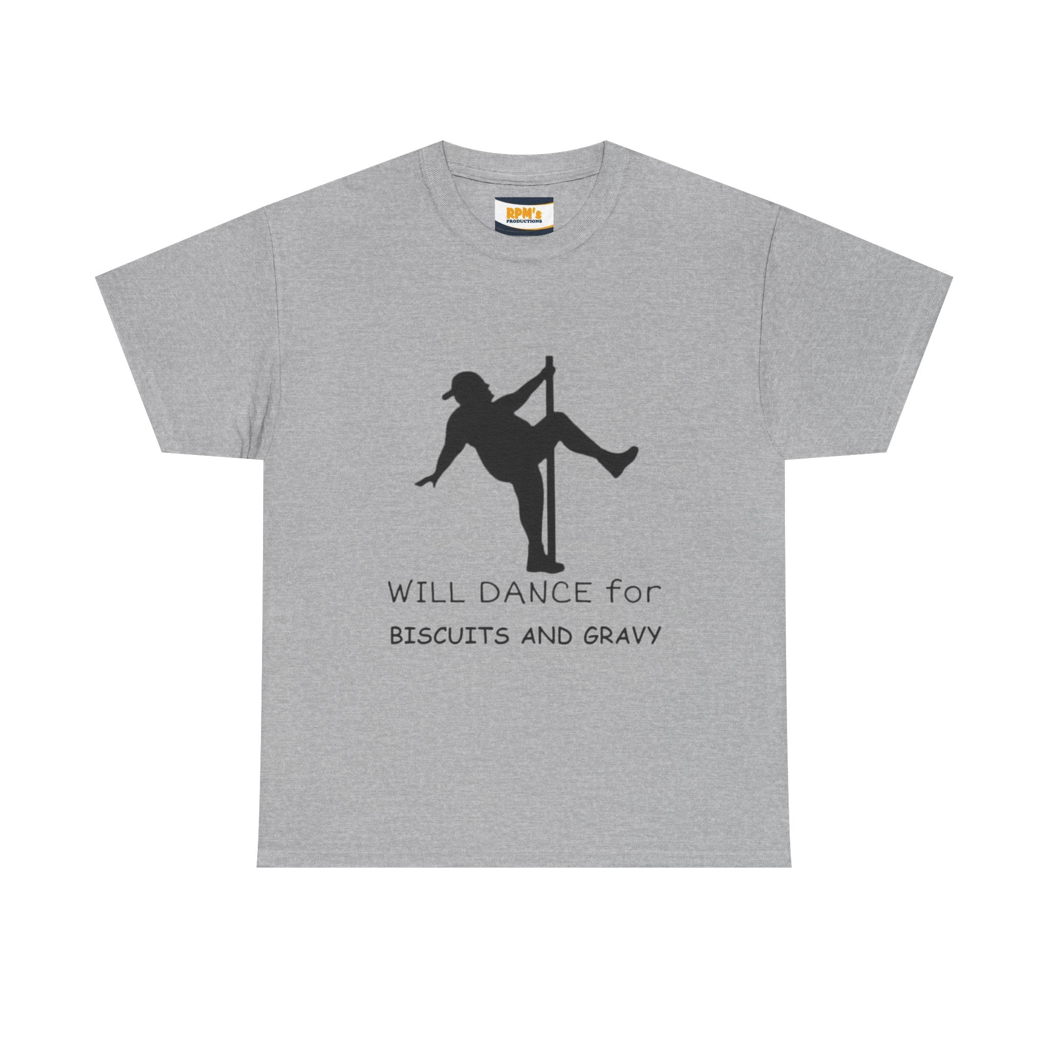 Whimsical Dance Tee - Unisex Heavy Cotton Tee, Great for Festivals, Gifts, Dance Events, Casual Wear, or Food Lovers