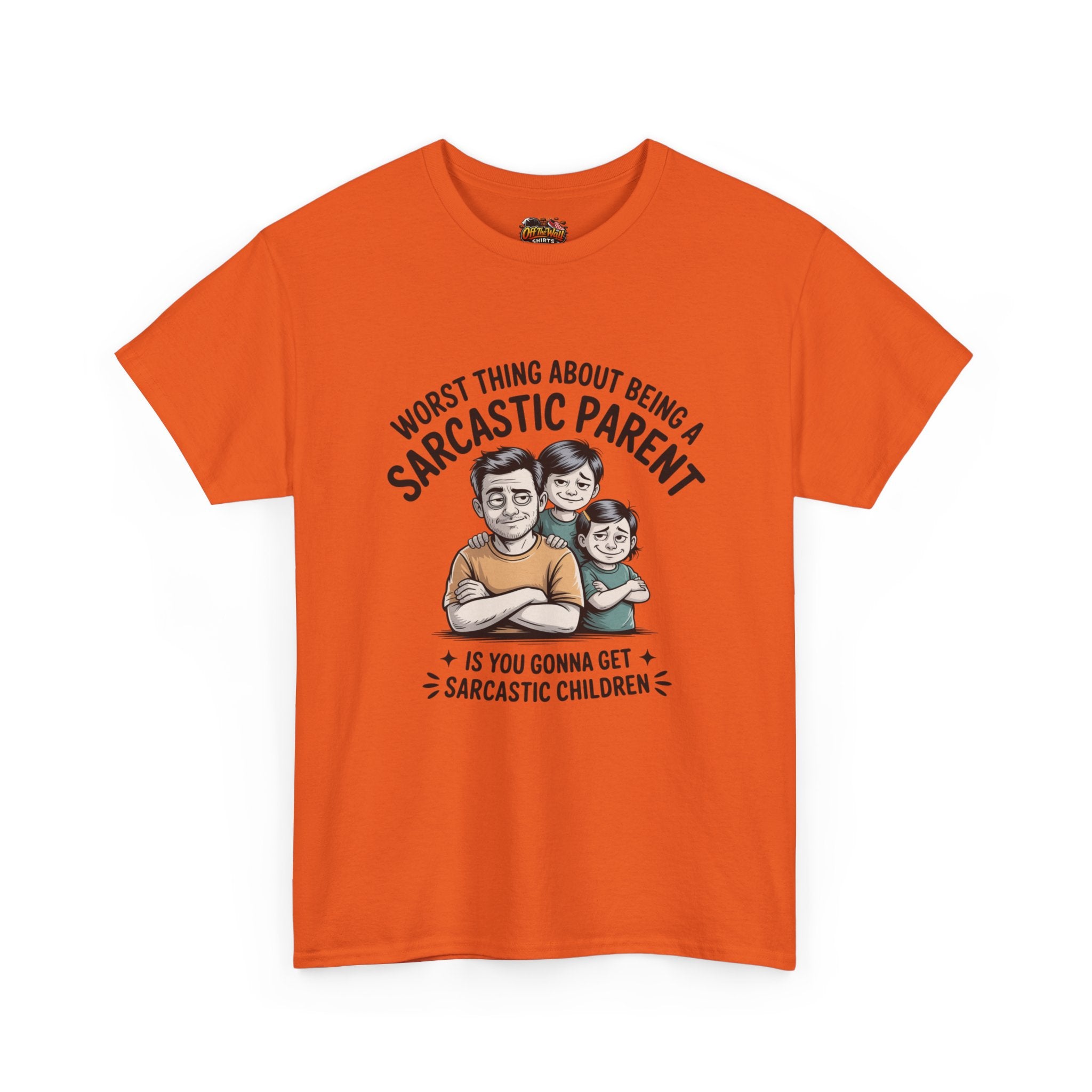 Sarcastic Parent Tee - Funny Unisex Heavy Cotton T-Shirt, Gift for Dad, Mom Humor Shirt, Family Fun Apparel, Casual Wear, Parenting Gift