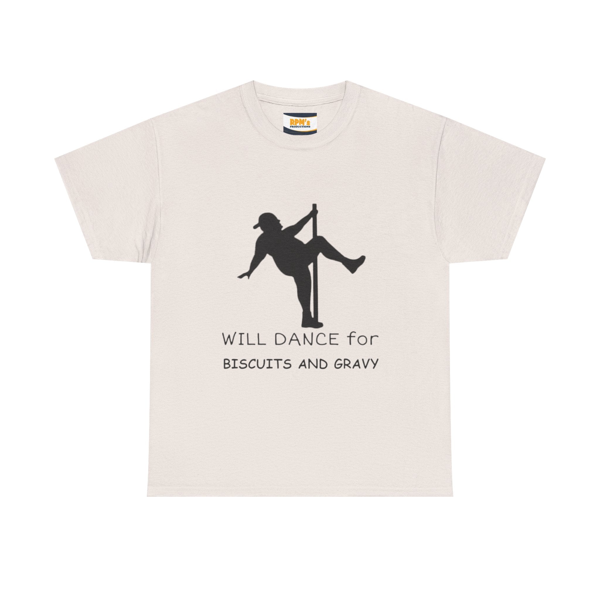 Whimsical Dance Tee - Unisex Heavy Cotton Tee, Great for Festivals, Gifts, Dance Events, Casual Wear, or Food Lovers