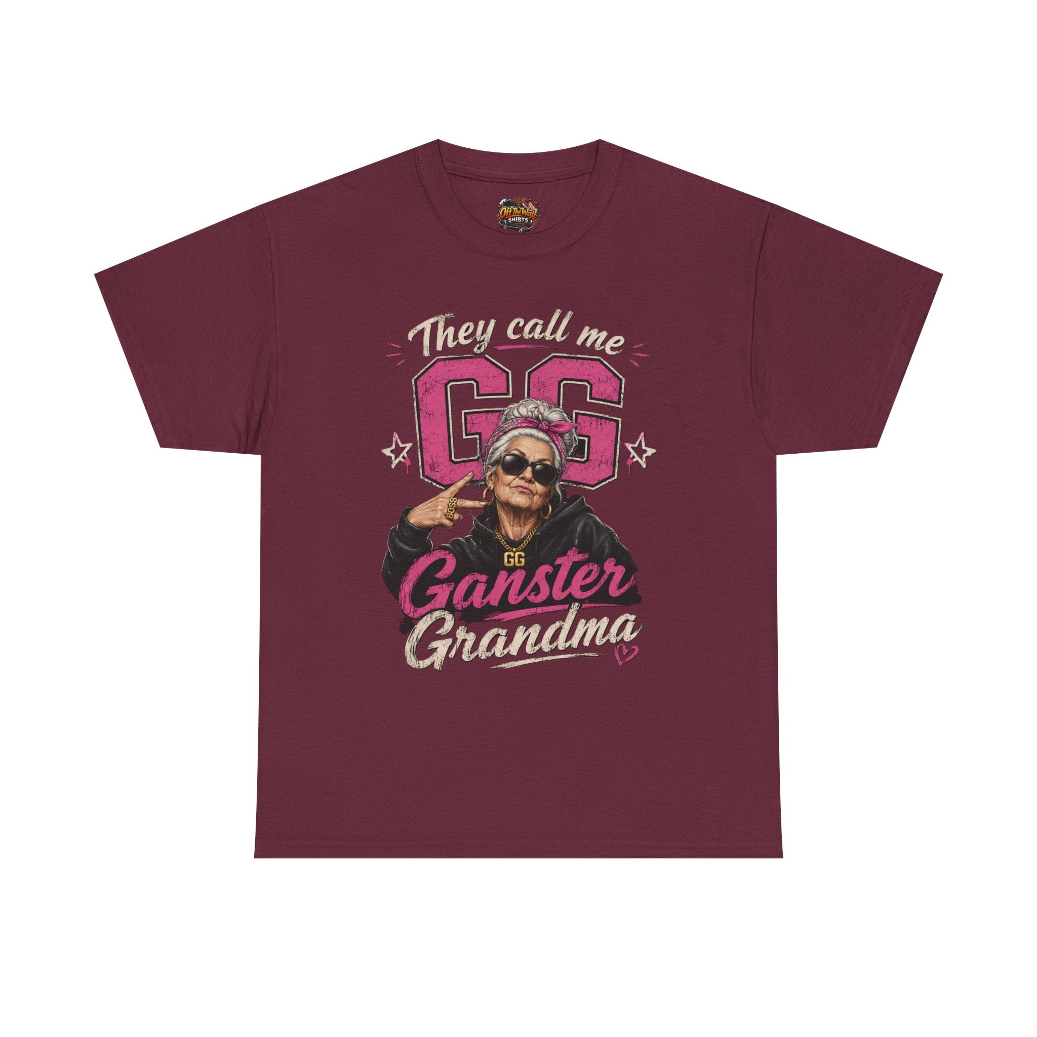 Gangster Grandma Tee — "They Call Me G.G." Funny Grandma Graphic T-Shirt