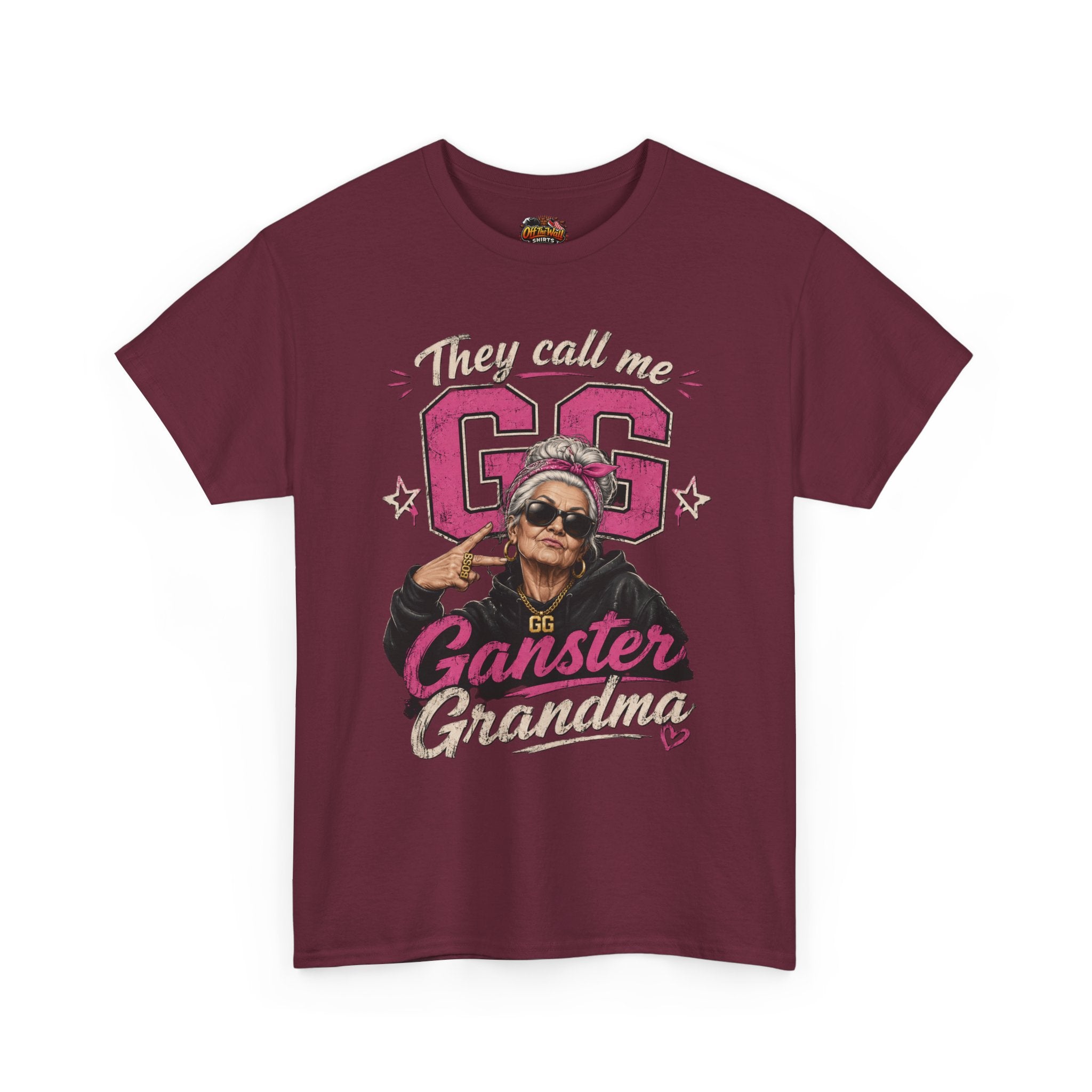 Gangster Grandma Tee — "They Call Me G.G." Funny Grandma Graphic T-Shirt