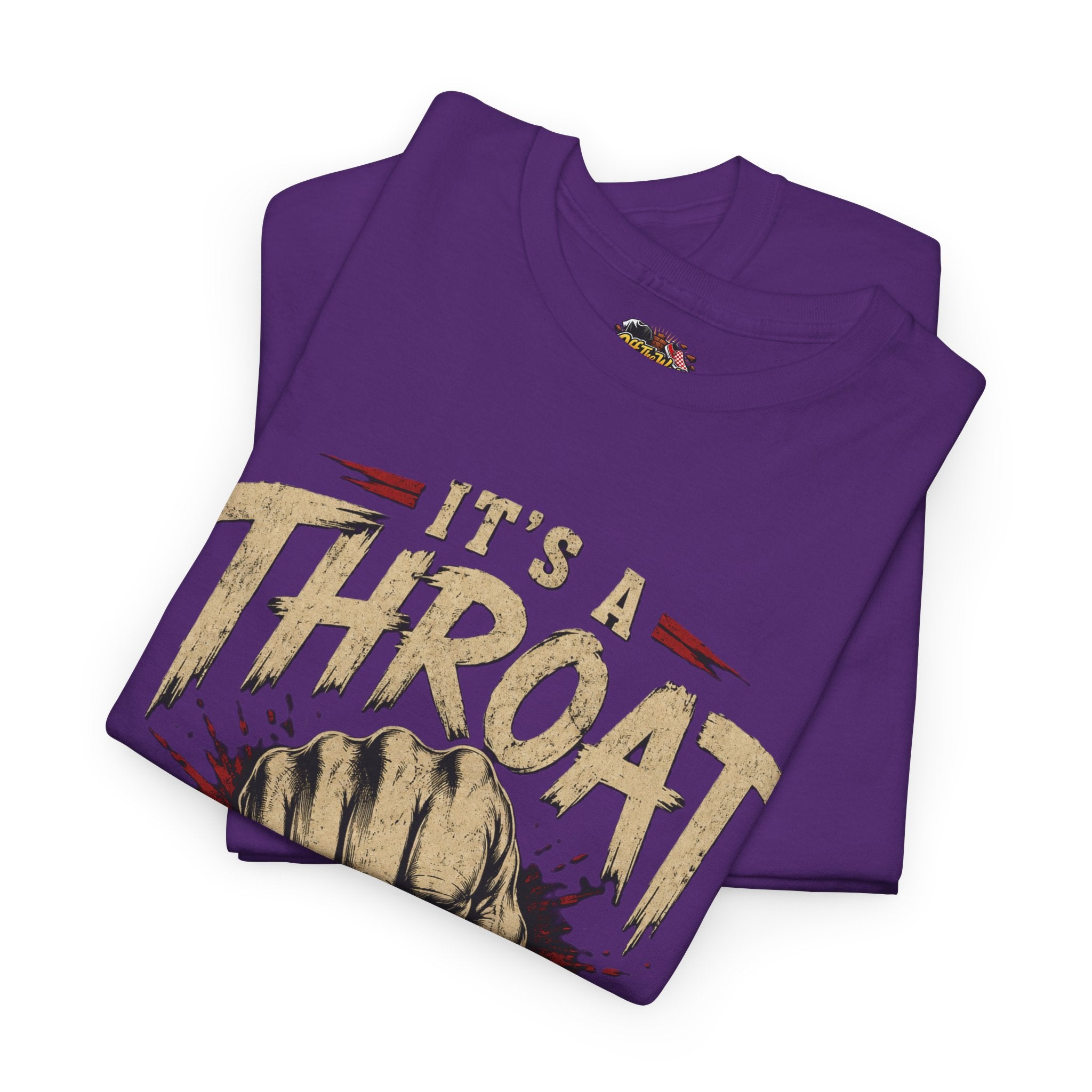 T-Shirt — "It's a Throat Punch Kinda Day" Graphic Tee