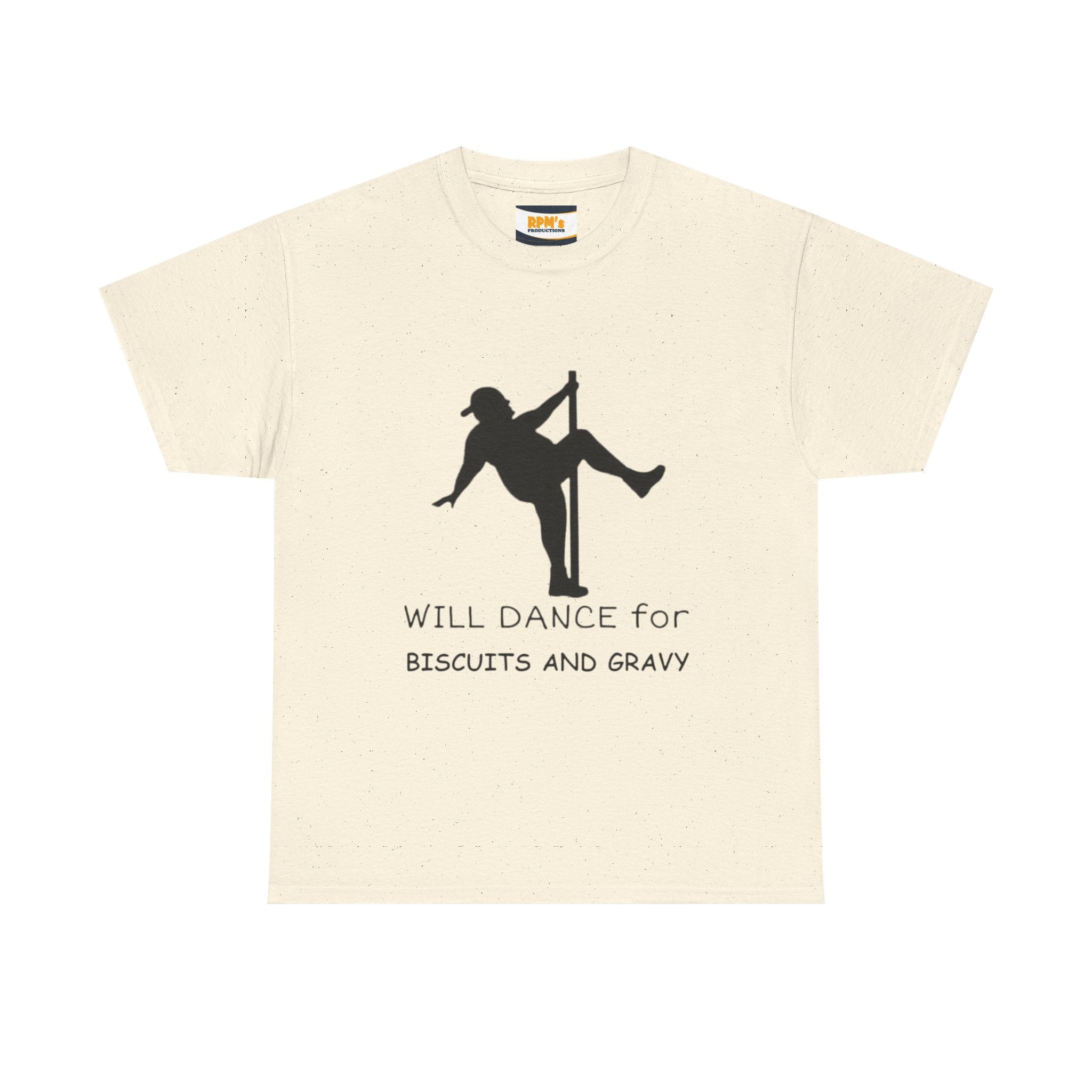 Whimsical Dance Tee - Unisex Heavy Cotton Tee, Great for Festivals, Gifts, Dance Events, Casual Wear, or Food Lovers